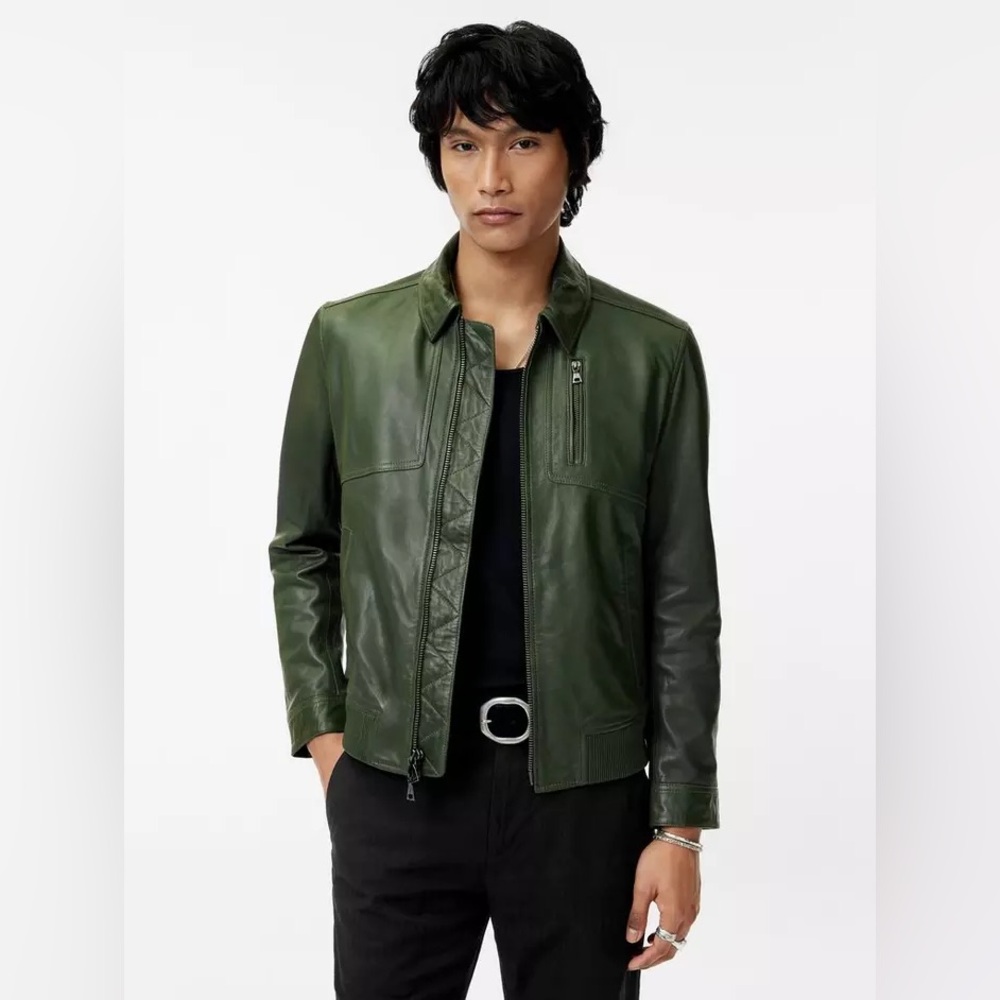 John Varvatos Kai Aviator Jacket Size EU 52 USA 42 Brand new with tags. - Picture 3 of 16